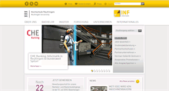Desktop Screenshot of inf.reutlingen-university.de